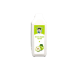 a white bottle of Bubble Tea Green Apple Syrup Ingredient